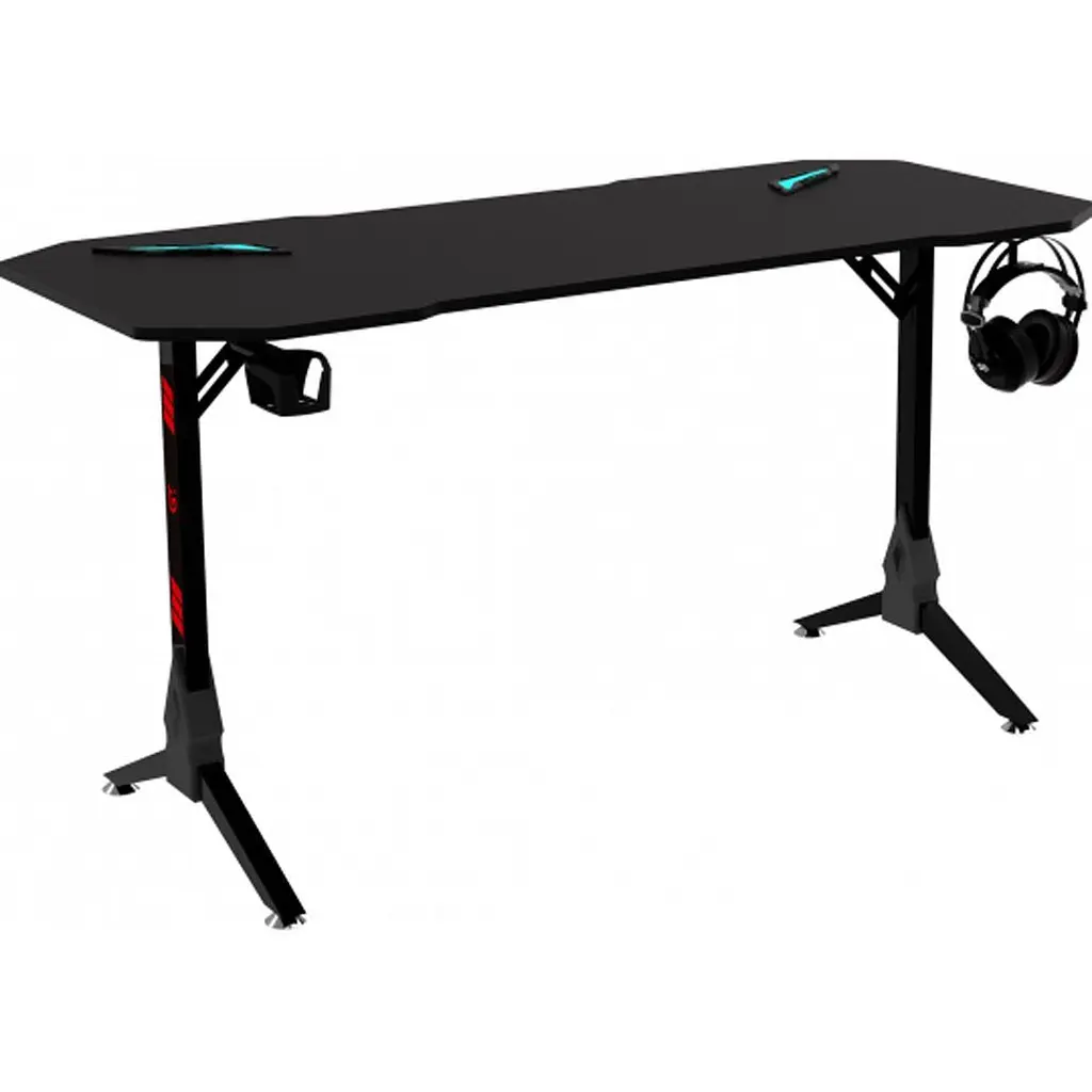 Комп'ютерний ігровий стіл GT Racer T-1211 Black [125760] - фото 3