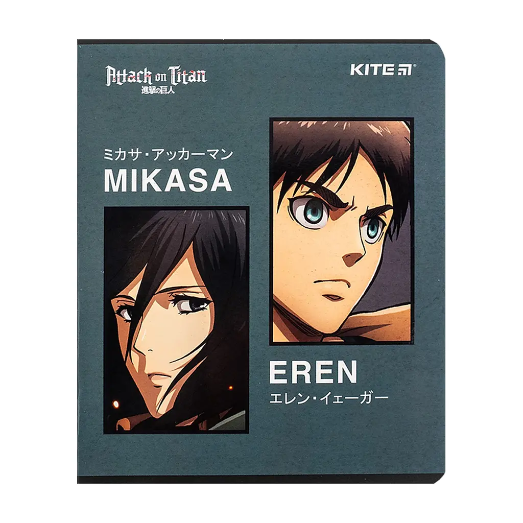Зошит Kite Attack on Titan, 24 аркуші, лінія (AT24-239), в асортименті - фото 10