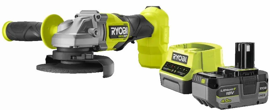 Шлифмашина угловая аккумуляторная ONE+ НР RAG18X-1C40S 125мм 18В Ryobi teh0025405 - фото 3