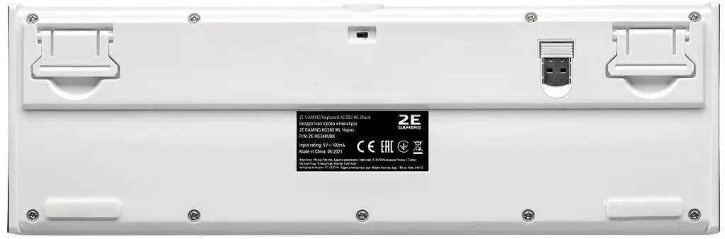 Клавіатура 2E KG360 RGB Wireless Black (2E-KG360UBK) [74241] - фото 4