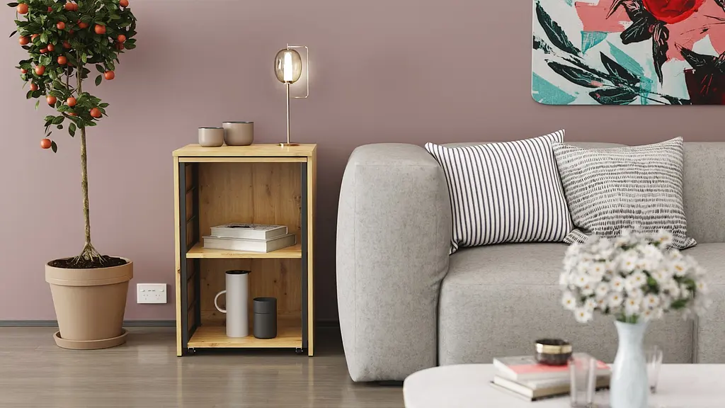 Стіл-тумба трансформер Смарт 2/2 Ferrum-decor 750x1450x600 Чорний метал ДСП Дуб Артизан 16 мм (FRD-105107) - фото 2