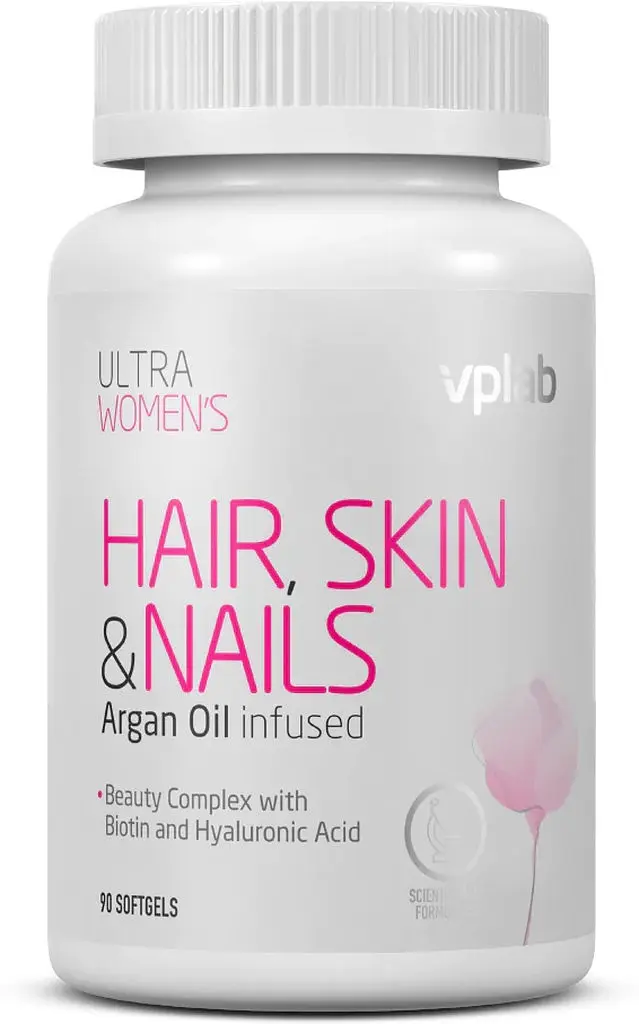 Вітаміни та мінерали VPLab Ultra Women's Hair, Skin & Nails, 90 капсул для жінок - фото 2