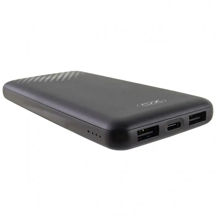 Зовнішній акумулятор Power bank XO PB312 10000 Mah батарея заряджання Чорний - фото 2