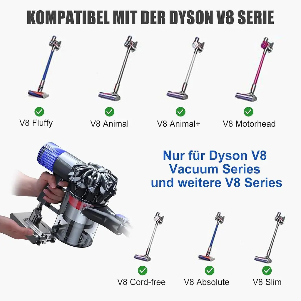 Акумулятор 8000 мА·год для пилососів Dyson V8 Absolute, Animal і Fluffy - фото 4