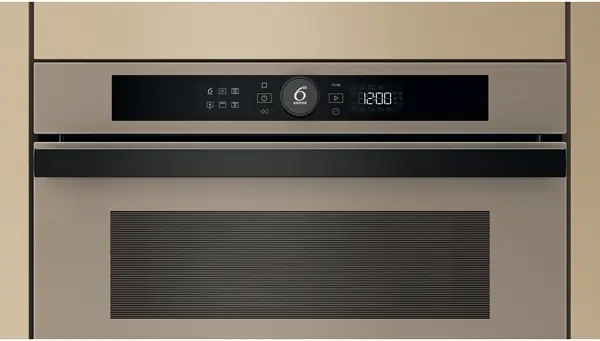Whirlpool Мікрохвильова піч вбудована, 31л, електронне упр., 1000Вт, гриль, дисплей, бежевий - фото 4