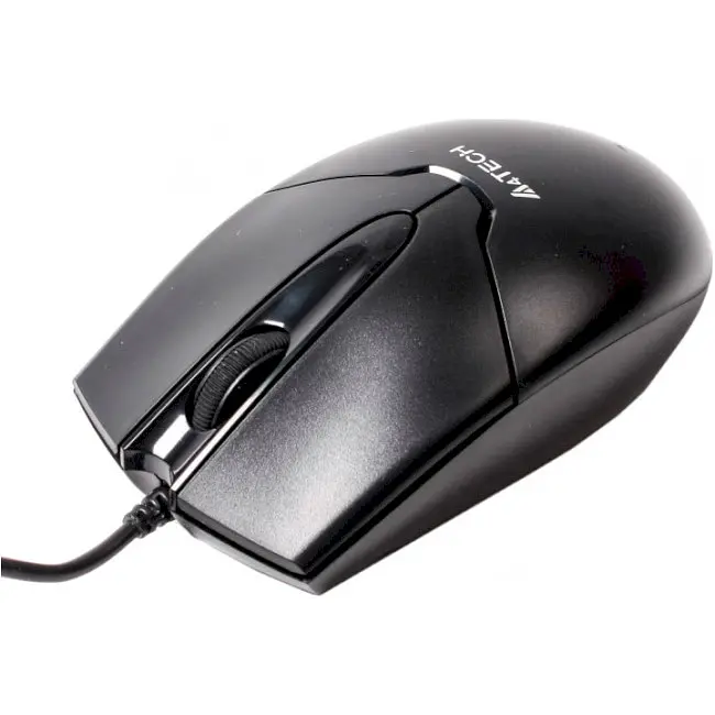 Миша A4Tech OP-550NU USB Black - фото 3
