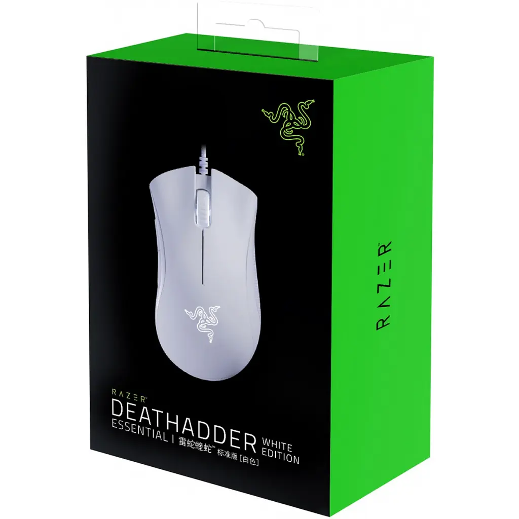 Миша Razer DeathAdder Essential USB White (RZ01-03850200-R3M1) - фото 5