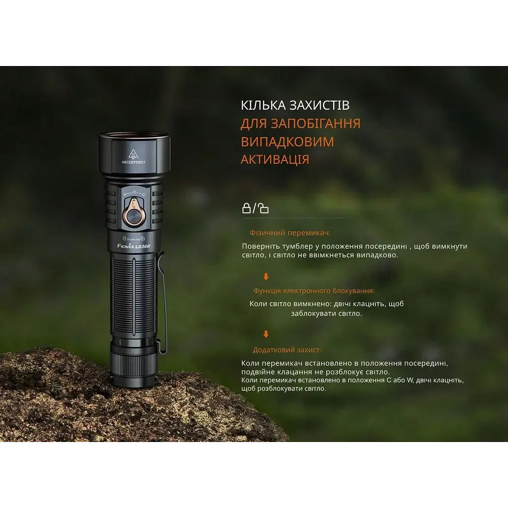 Ліхтар Fenix LD36RB black - фото 9