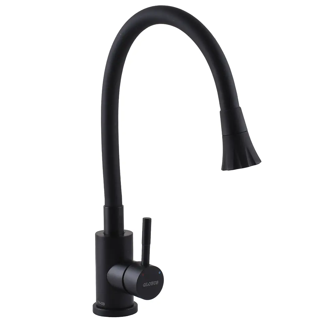 Змішувач для кухні Globus Lux Alpen SBT1-203SA-BB-B01 чорний (25988) - фото 8