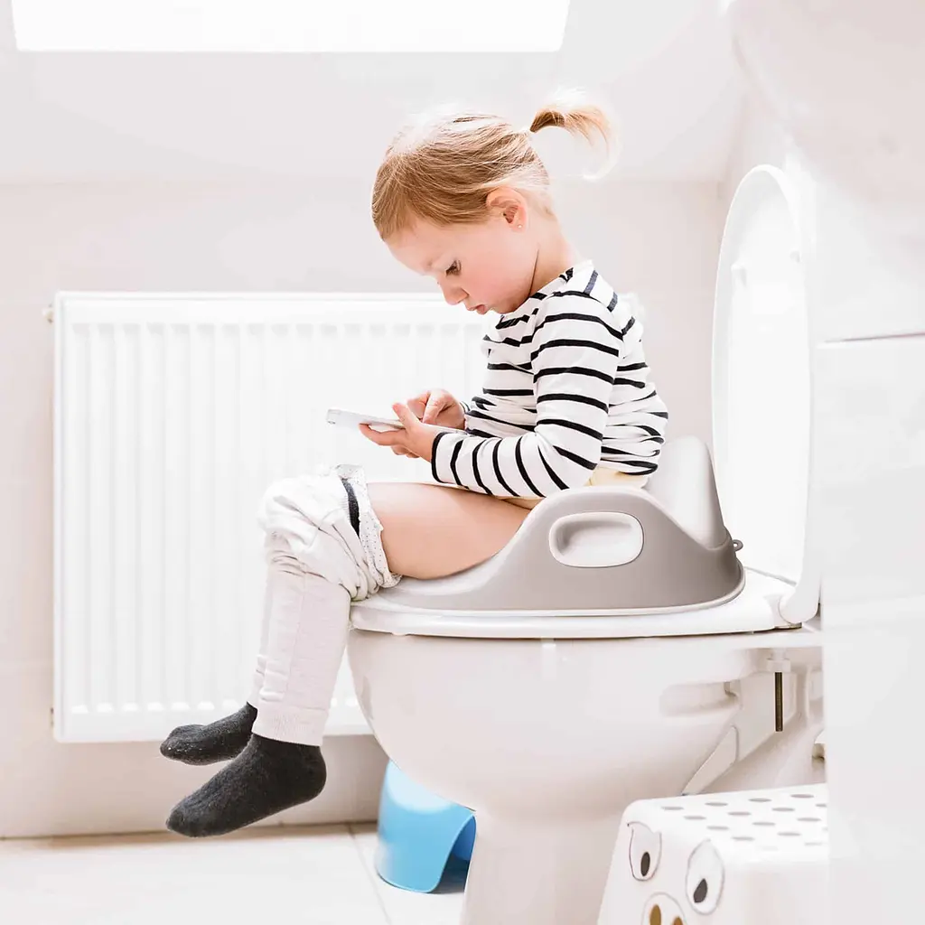 Сидіння для унітазу BabyGO Pro Seat біло-сіре (9002) - фото 7