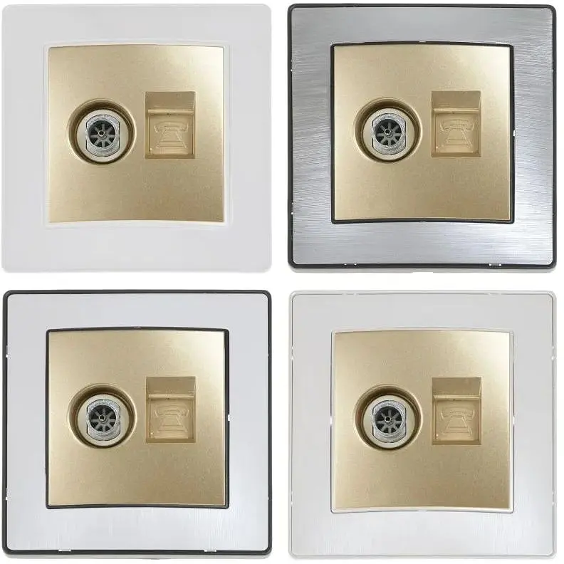 Розетка Brille RB-1TV + 1TF (42-025) - фото 3