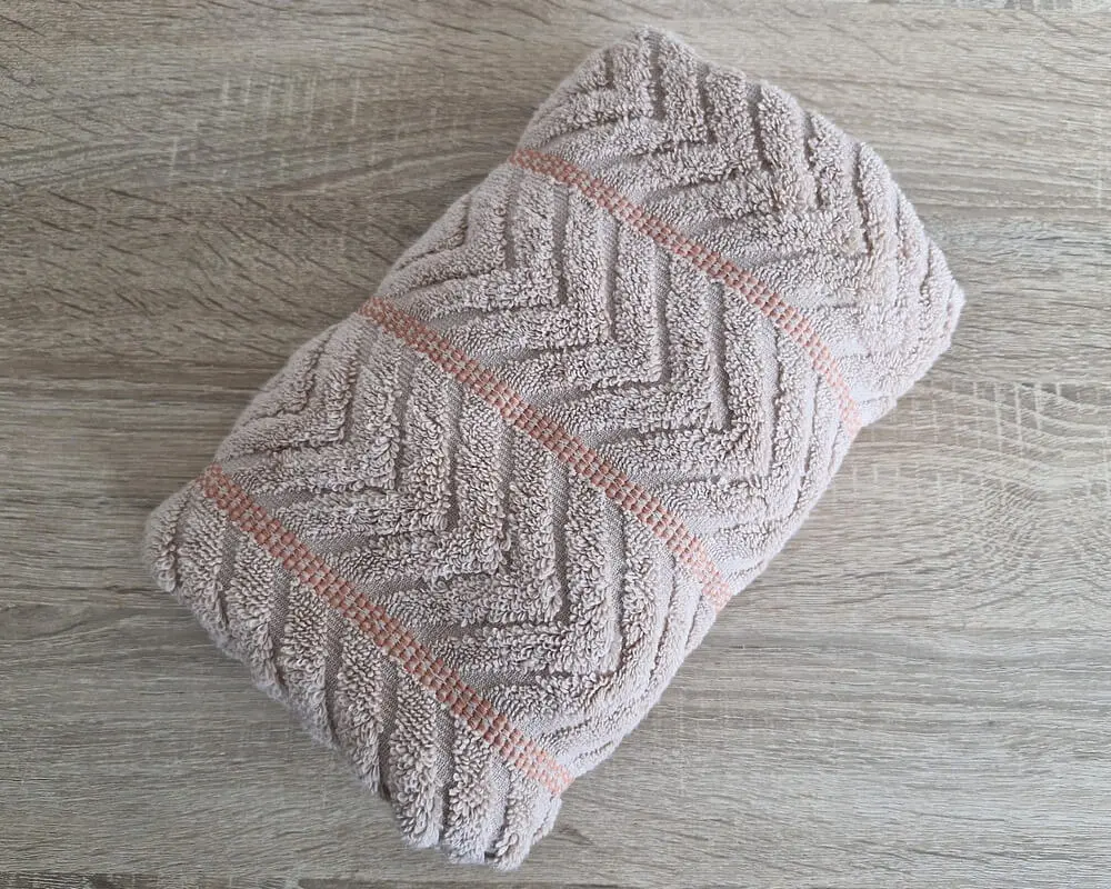 Набір турецьких махрових рушників Cestepe MicroCotton Premium 3 штуки 50x90 Multi 2 щільність 600 г/м2 - фото 6