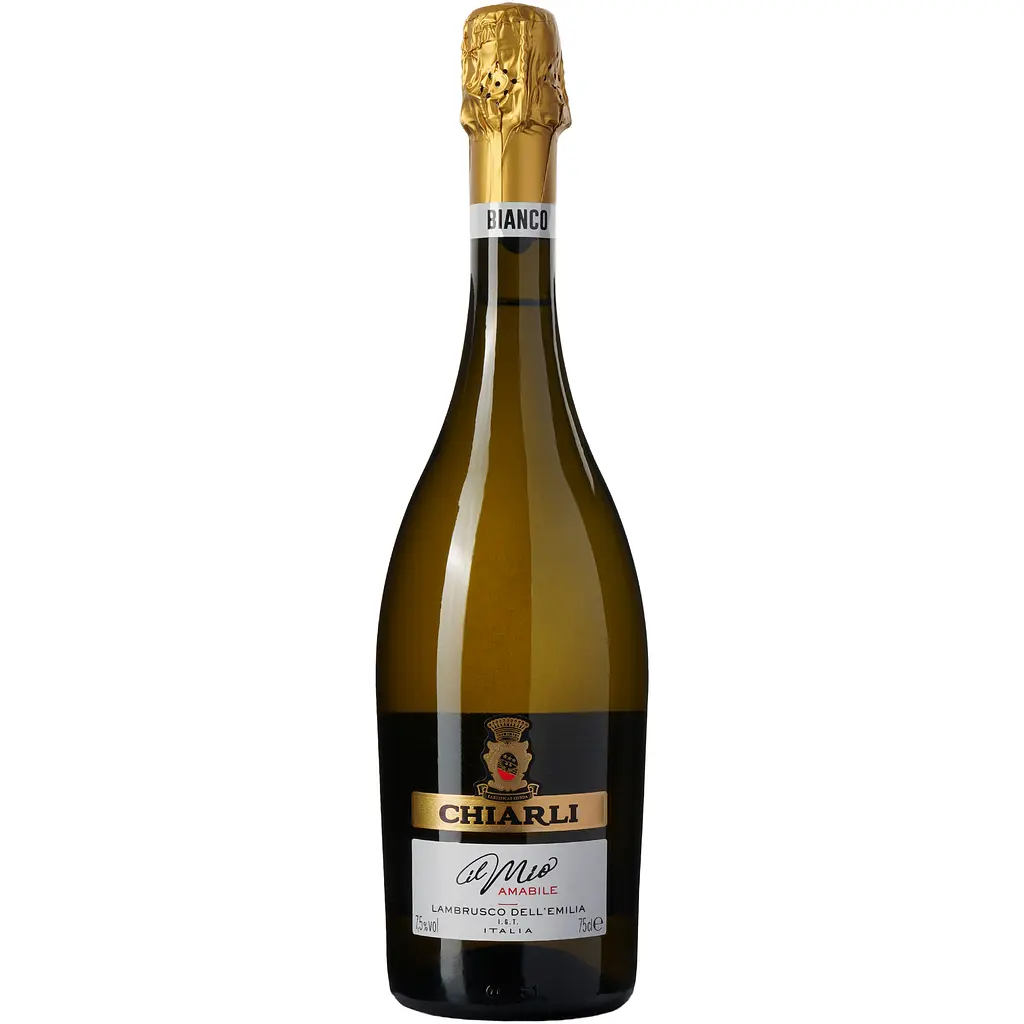 Вино напівігристе Chiarli Lambrusco dell 'Emilia Bianco біле напівсолодке 7.5% 0.75 л (77)