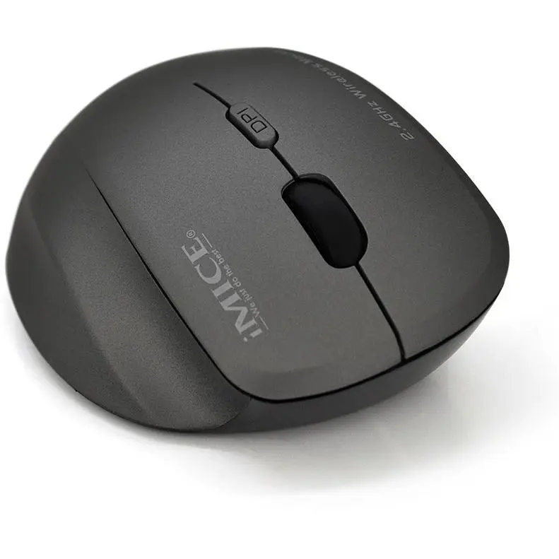 Мышь беспроводная iMICE G-6, 6 кнопок, 1600 DPI, 1xAA, 2.4Ghz 10 м Black - фото 2