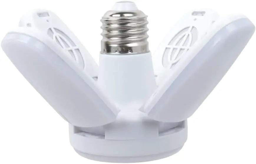 Лампочка складна світлодіодна 4 лопаті E27 KK-202 • LED лампа Mini Fan Blade Bulb E27 KK-202 60W - фото 4