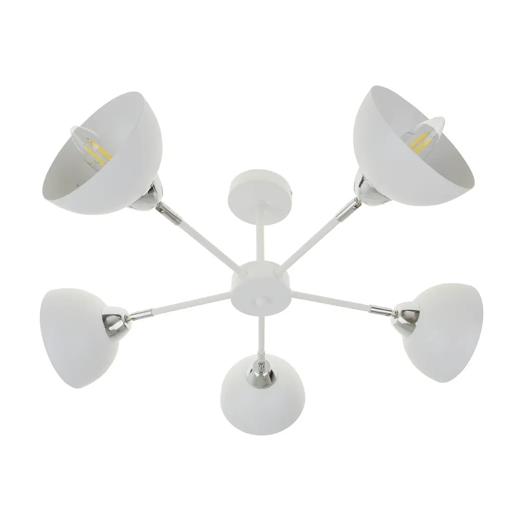 Люстра потолочная Brille для кухни Е27 60W WH/CH (BL-998C/5) - фото 6