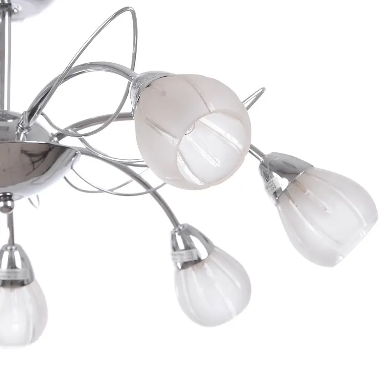 Люстра потолочная Brille галогенная G9 40W CHR (BR-366C/7) - фото 3