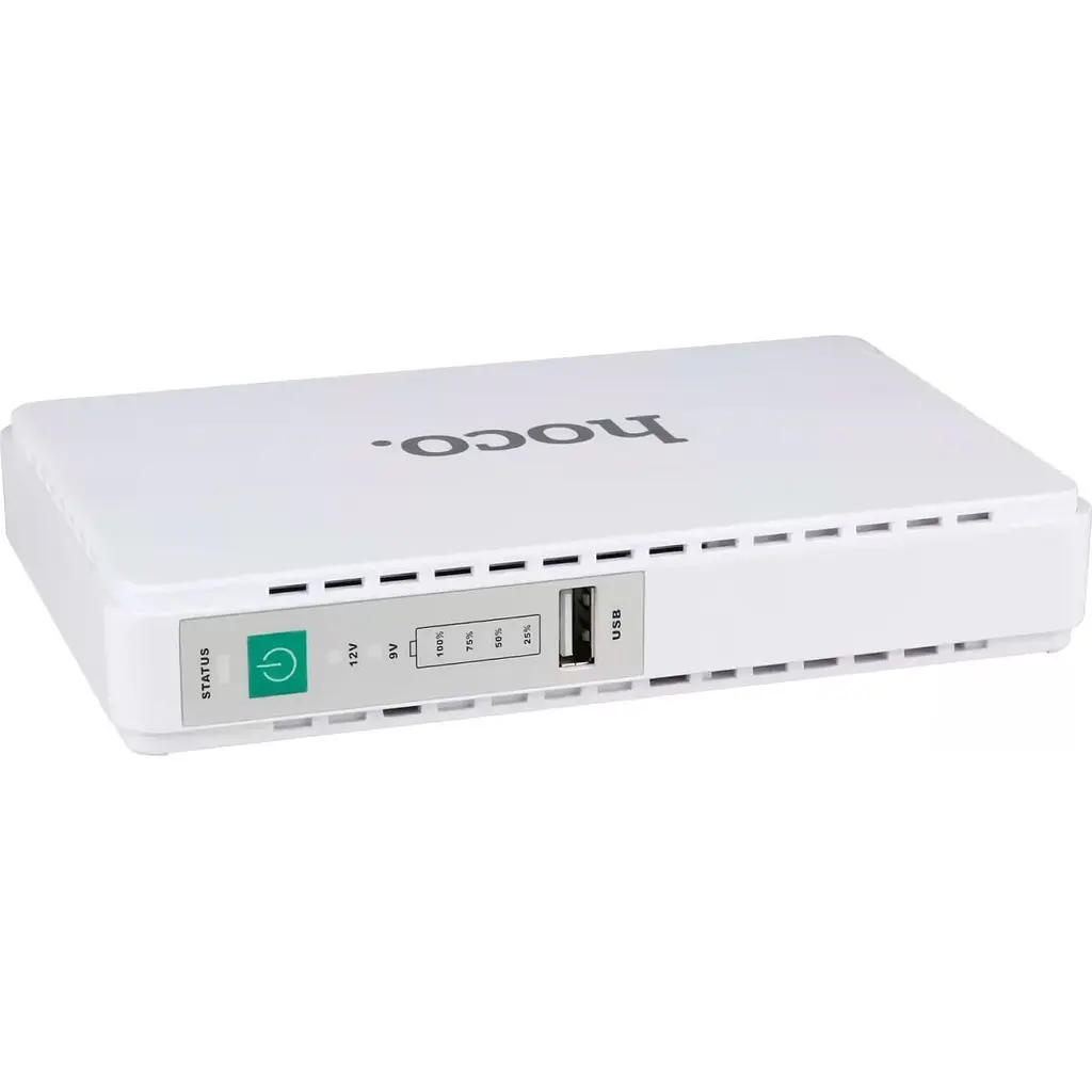 Джерело безперебійного живлення [ДБЖ] для роутера Hoco DB25 Smart Mini UPS 5V/9V/12V 8800 mAh [101134] - фото 3