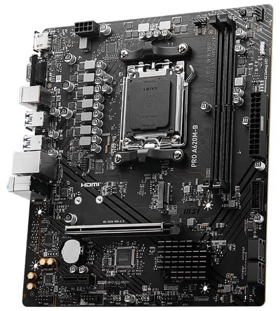 Материнська плата MSI PRO A620M-B (PRO A620M-B) (Socket AM5, AMD A620, Micro-ATX) - фото 2