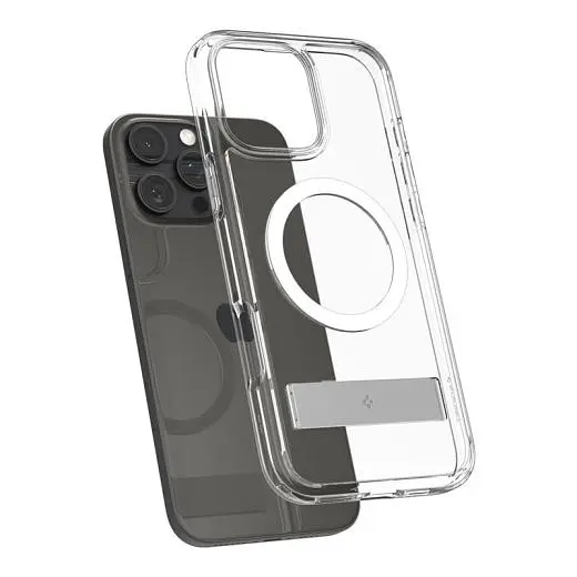 Протиударний чохол Spigen Slim Armor Essential S MagSafe Crystal Clear для iPhone 16 Pro (ACS08165) - фото 5