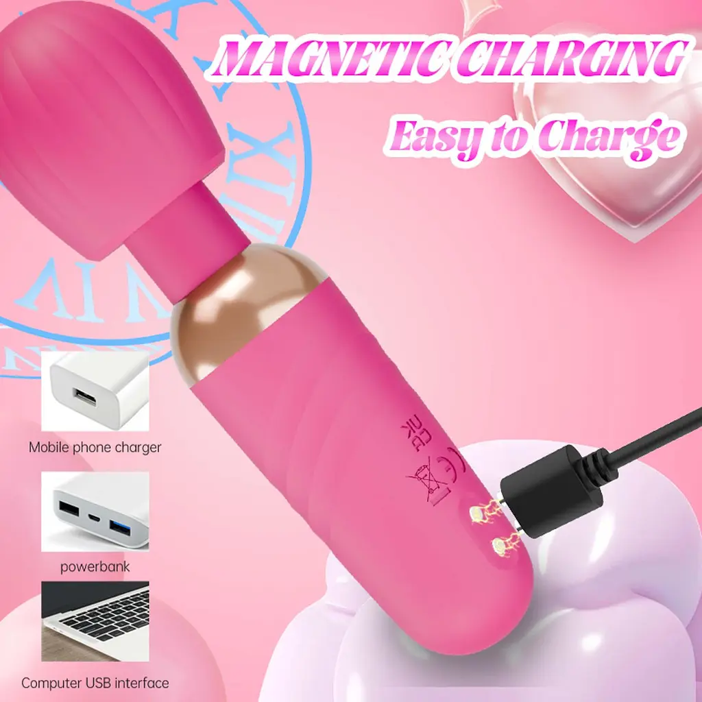 Вибратор B - Series Cute Little Fairy Wand 14 см (розовый) - фото 20