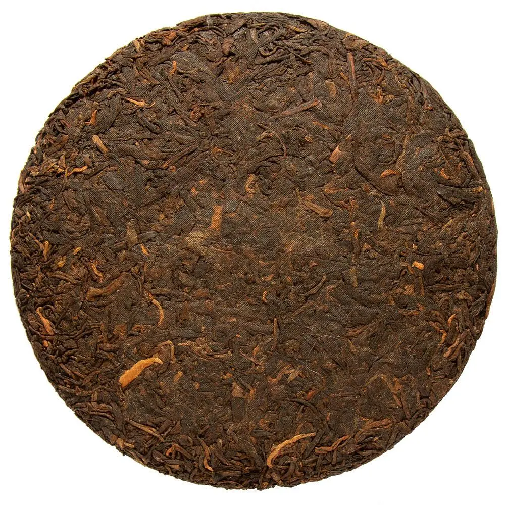Чай Jinglong Tea Factory Шу Пу Ер Цзин Лун №5 2020 р. - млинець, 200 г - фото 4