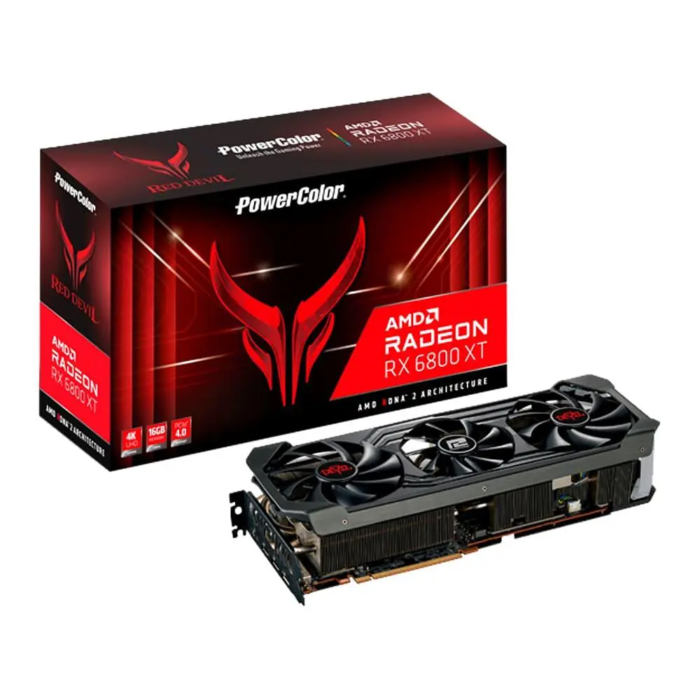 Видеокарта PowerColor AMD Radeon RX 6800 XT 16Gb Red Devil (AXRX 6800XT 16GBD6-3DHE/OC) (GDDR6, 256 bit, PCI-E v4.0) Б/у - фото 7