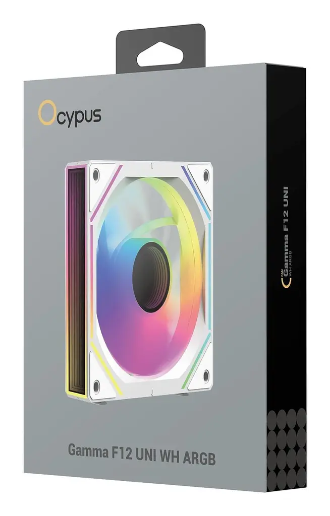 Вентилятор Ocypus GAMMA F12 ARGB Reverse Blade White (GAMMA-F12-WH1AM01U-GL) - фото 8