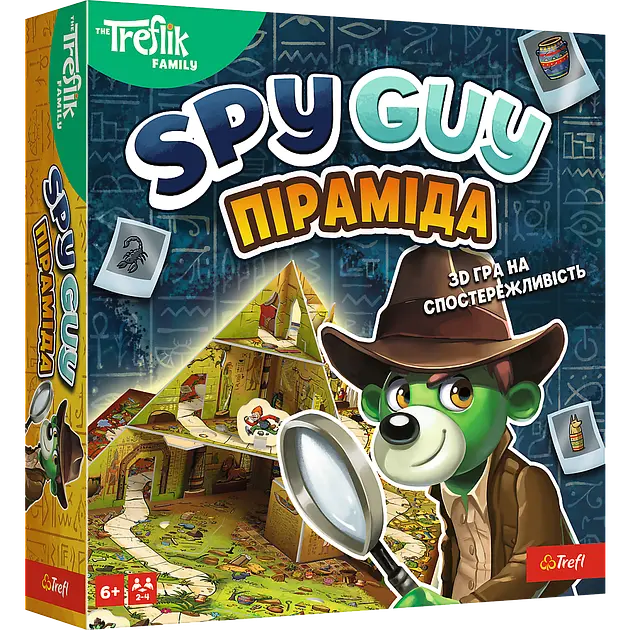 Настільна гра Піраміда Spy Guy Trefl 2979 Різнокольоровий shop (5900511029796)