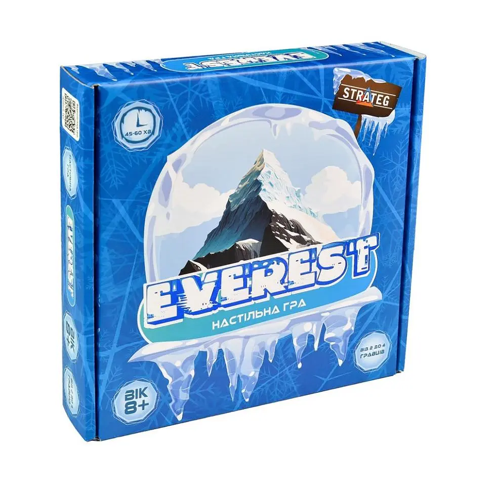 Настільна гра Strateg Everest 2-4 гравців від 8 років (SR-113-N-1507)