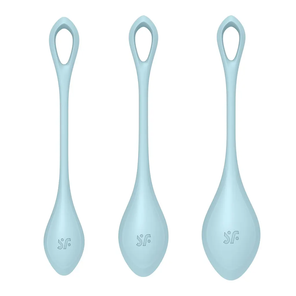 Набір йоні намистин Satisfyer Yoni Power 2 Light Blue, діаметр 2-2,5-3см Satisfyer SO5548 97960 - фото 3