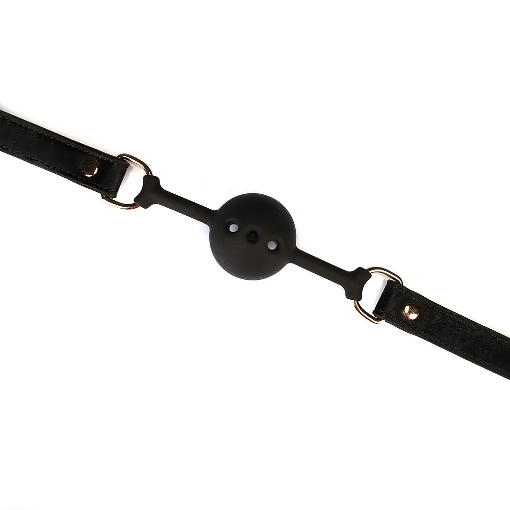 BDSM кляп Liebe Seele Boudoir Amor Ball Gag черный - фото 4