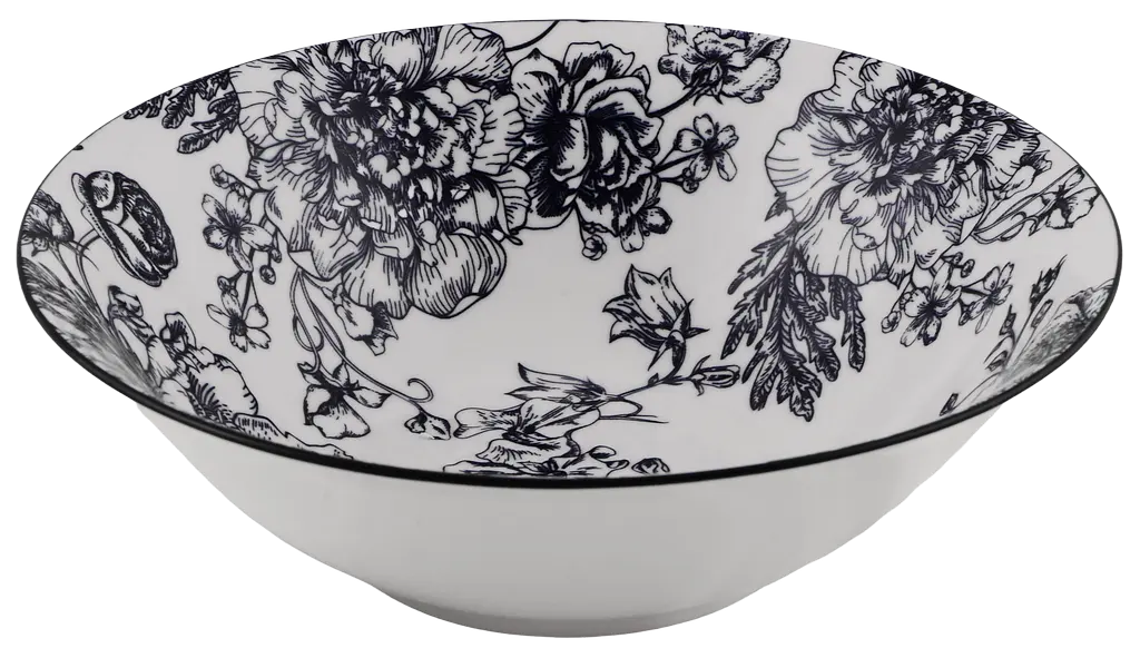 Салатник Limited Edition Blossom Blue 15 см 0.35 л білий (YF7001-4) - фото 3