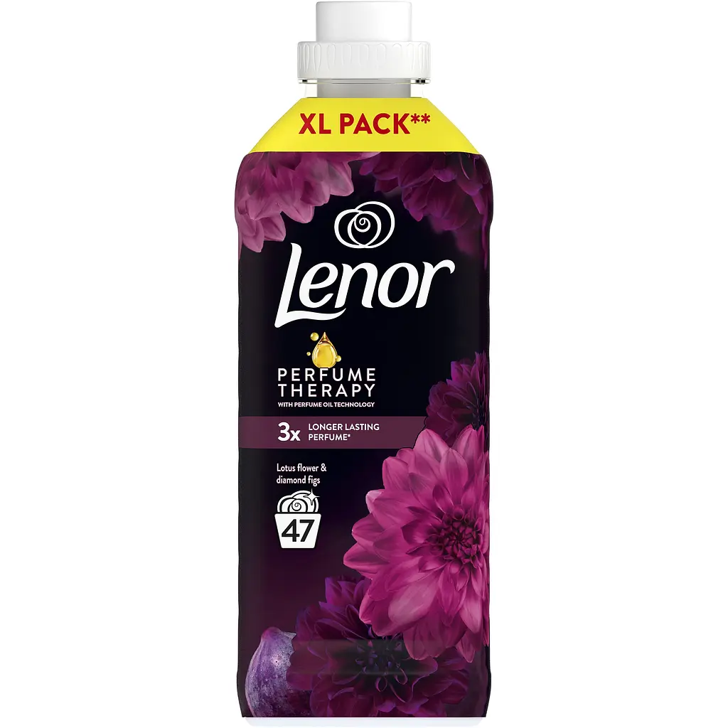 Кондиціонер для білизни Lenor Квітка лотоса та діамантові фіги 47 циклів прання 987 мл - фото 2