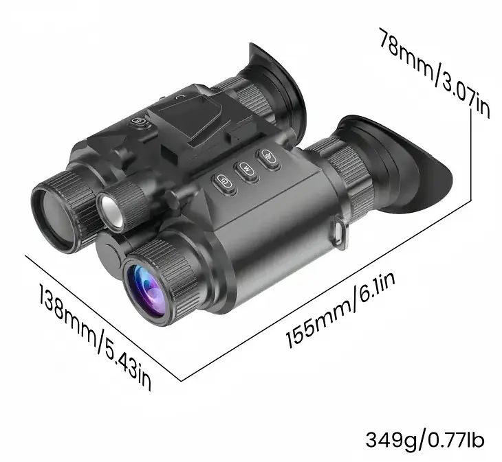 Бінокль нічного бачення Z9158 4K FHD HD 850нм (до 600м у темряві) MicroSD 64GB - фото 5