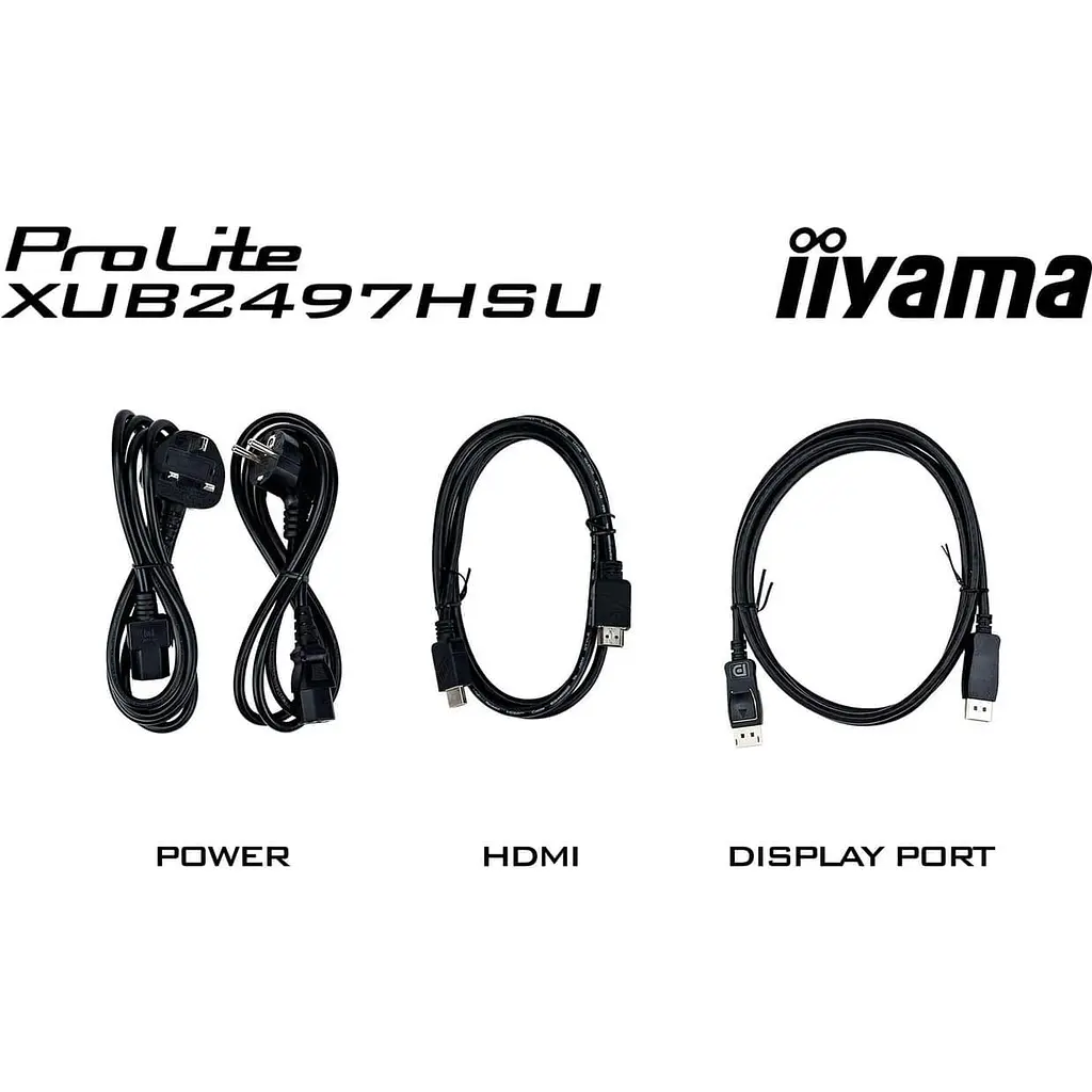 Монітор 23.8" Iiyama XUB2497HSU-B2 FHD IPS 100Hz (XUB2497HSU-B2) - фото 11