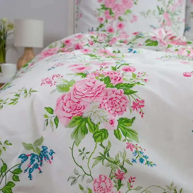 Постільна білизна ТЕП Soft Dreams Floral Dream бязь 70x70 полуторна білий - фото 5