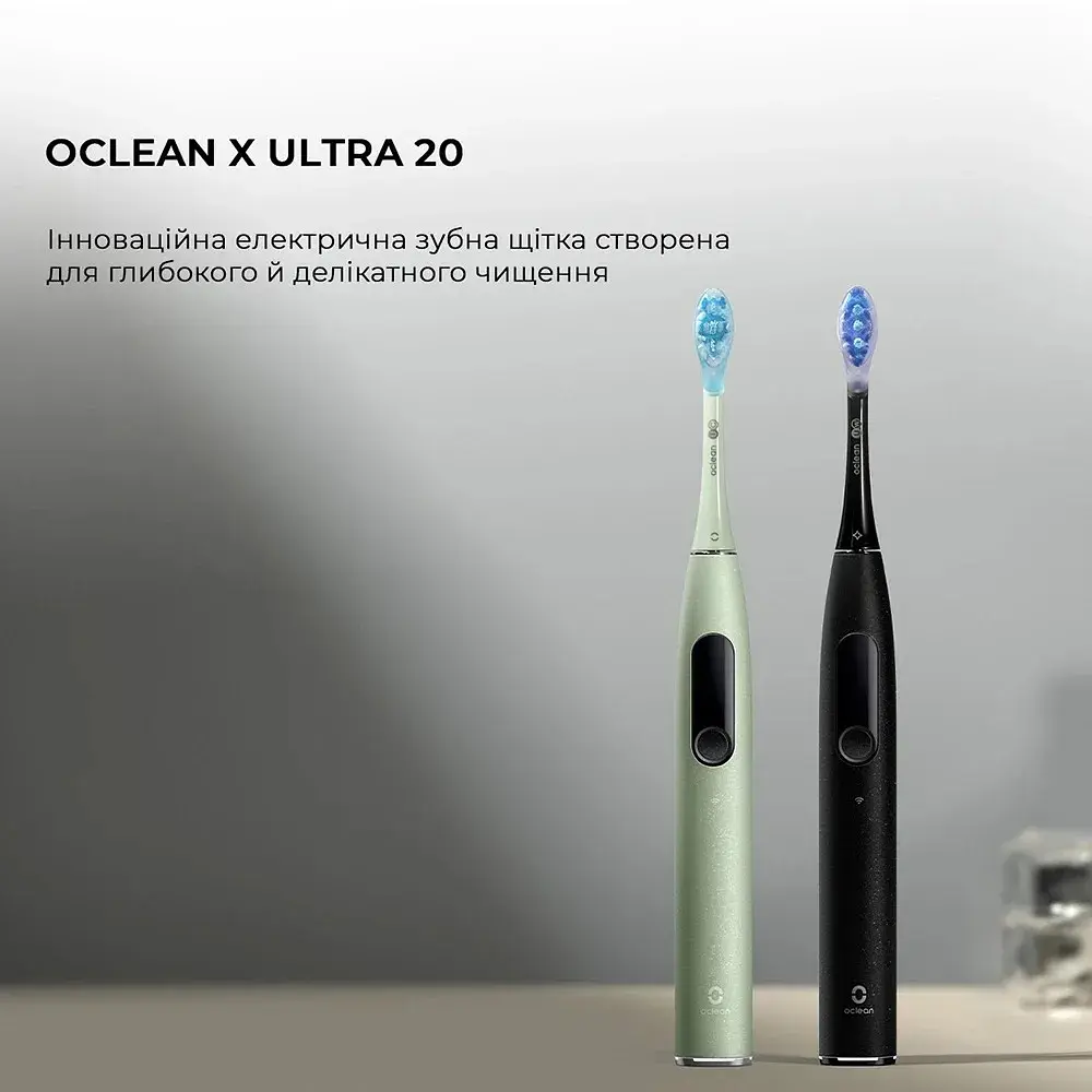 Розумна зубна електрощітка Oclean X Ultra 20 Electric Toothbrush Black (6970810557121) - фото 9