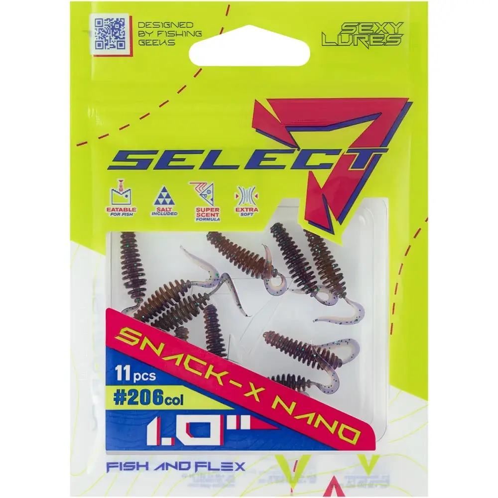 Силікон Select Snack-X Nano 1" 206 (11 шт/уп) - фото 2