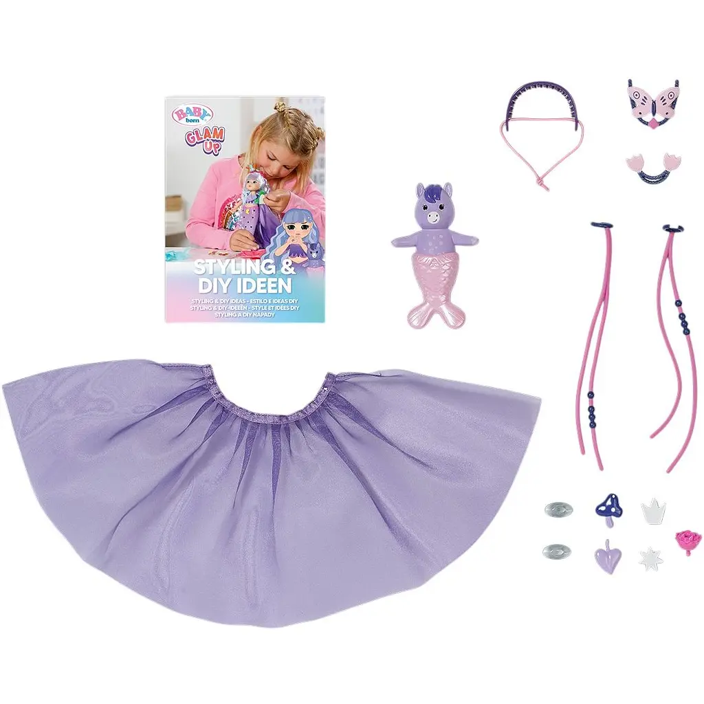 Кукла Baby Born Glam Up Русалочка Аура 28 см (871799) - фото 5