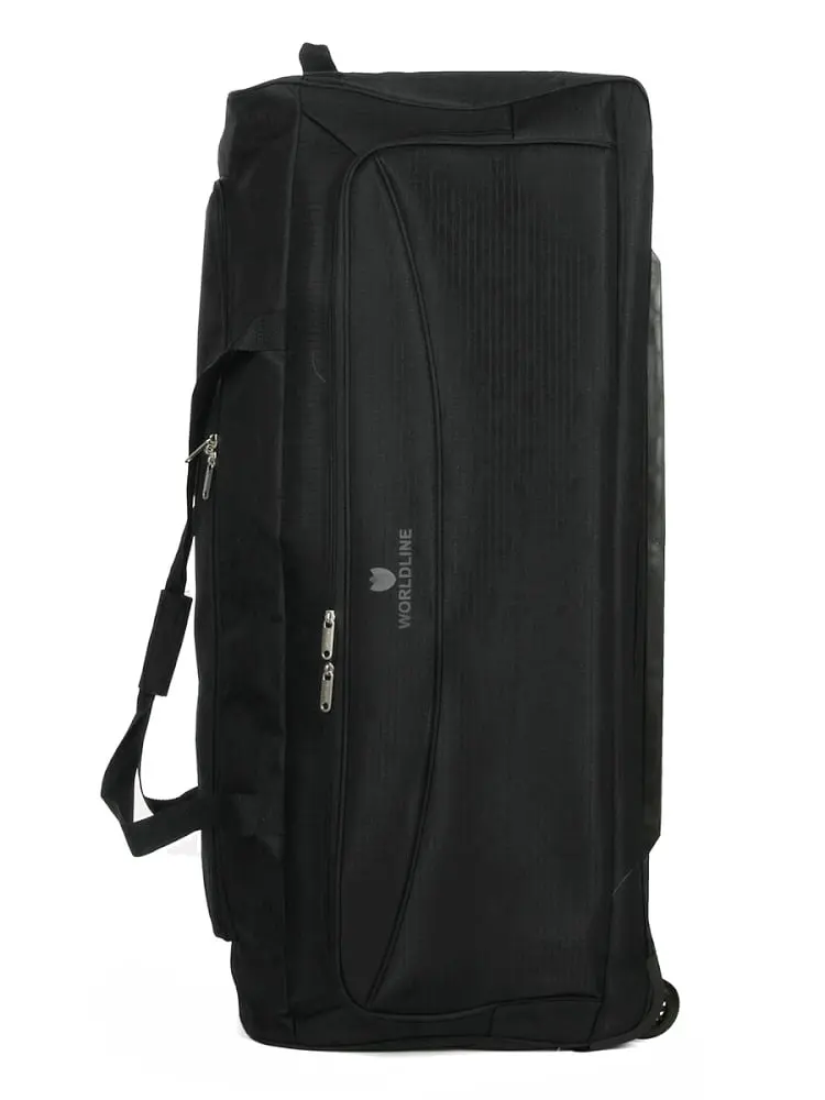 Дорожня сумка на колесах супергігант XXL Worldline 898/95 95×39.5×41см 151.9л Чорний - фото 7
