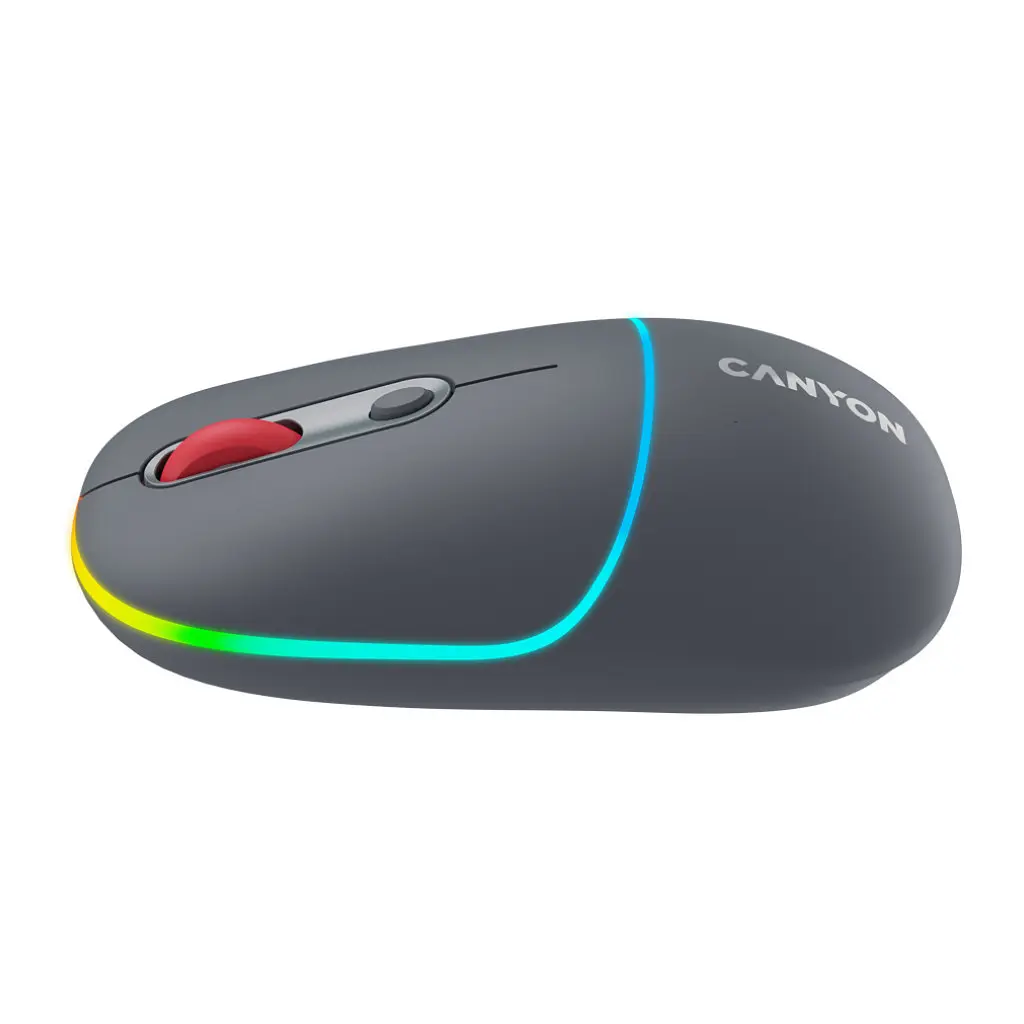 Мишка Canyon MW-22 Dual Band RGB Wireless Dark Grey (CNS-CMSW22DG) - фото 4