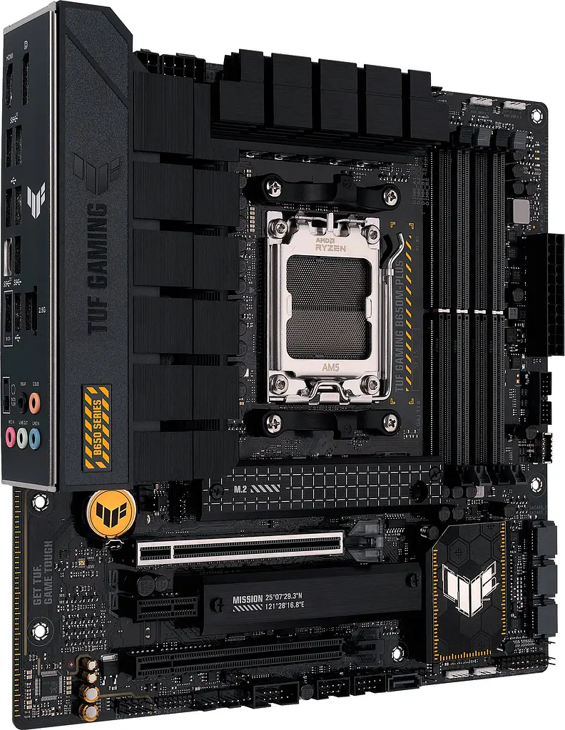 Материнская плата TUF GAMING B650M-PLUS sAM5 B650 4xDDR5 M.2 HDMI DP mATX Asus teh0018978 - фото 4