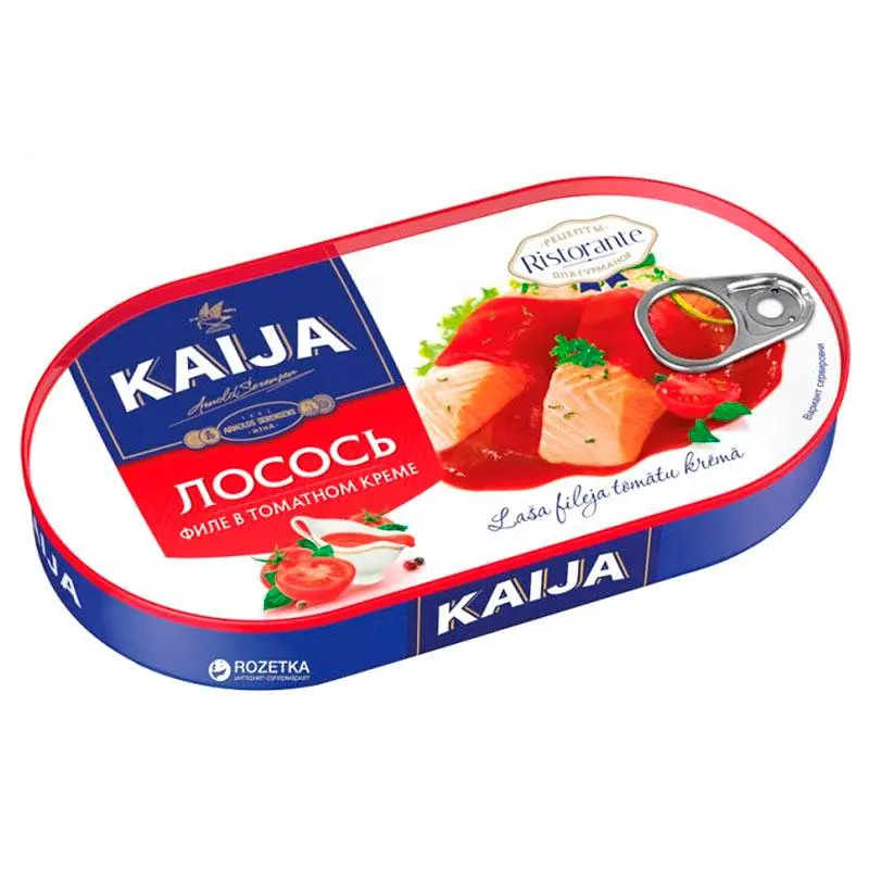 Філе лосося Kaija Лосось в томаті 170 г - фото 2