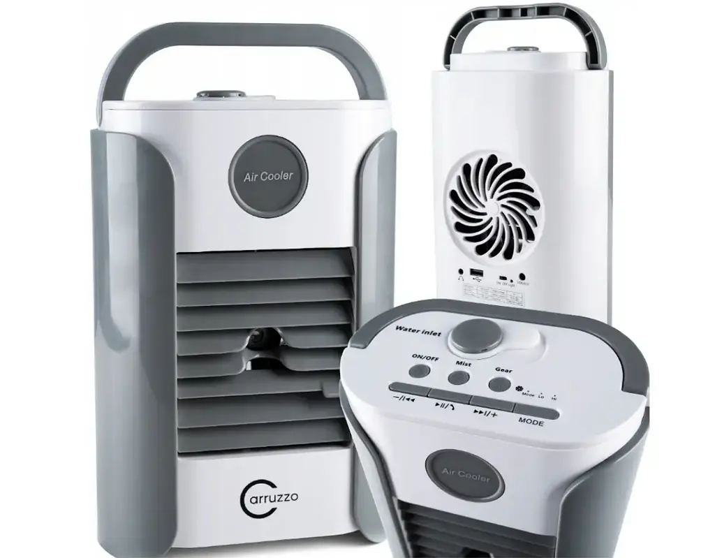 Охолоджувач повітря Bluetooth колонка 3в1 акумуляторний 2000mAh Carruzzo Q95D - фото 3