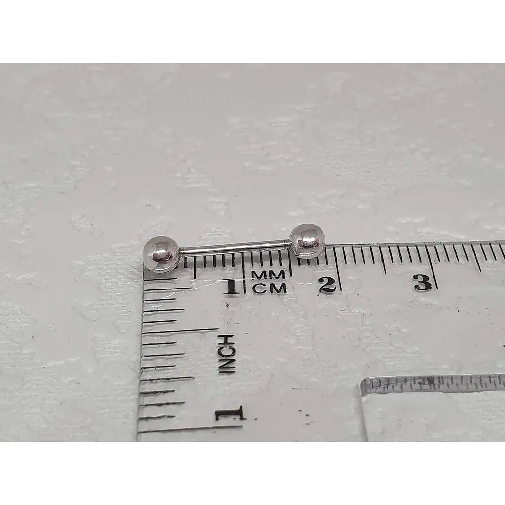 Серебряная серьга для пирсинга Umax универсальная. 7036U - фото 3