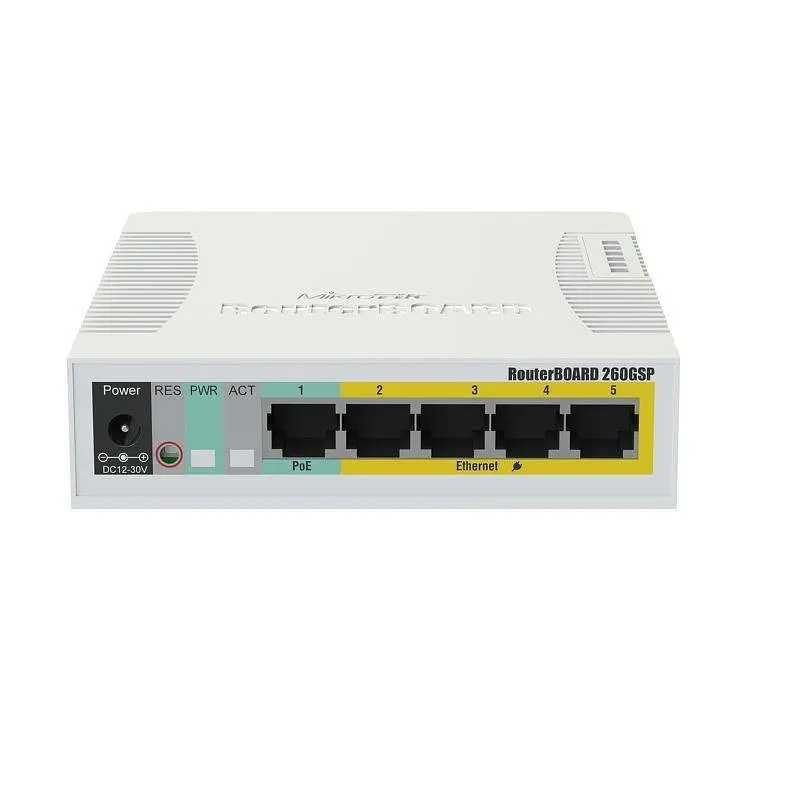 Мережевий комутатор Ethernet CSS106-1G-4P-1S MIKROTIK - фото 2