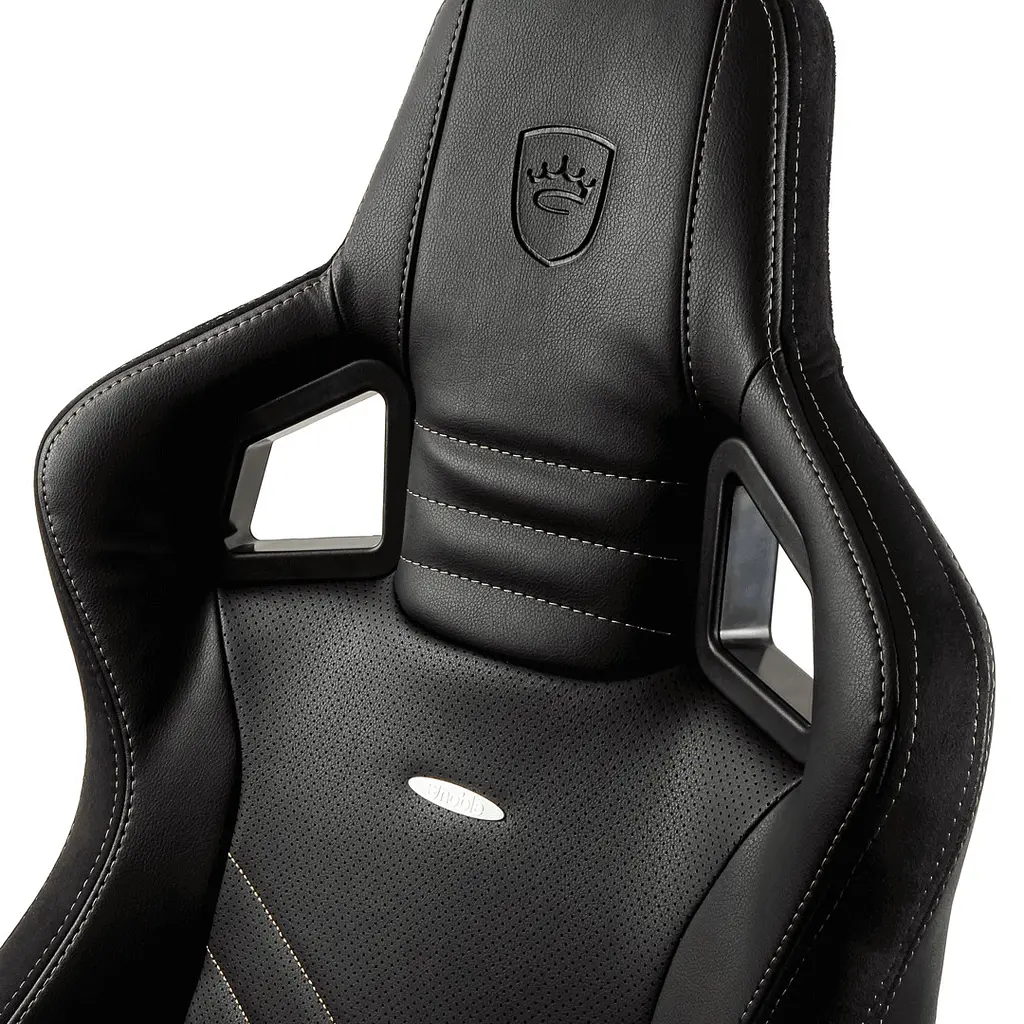 Компютерне крісло для геймера Noblechairs Epic PU leather black/gold (NBL-PU-GOL-002) - фото 2