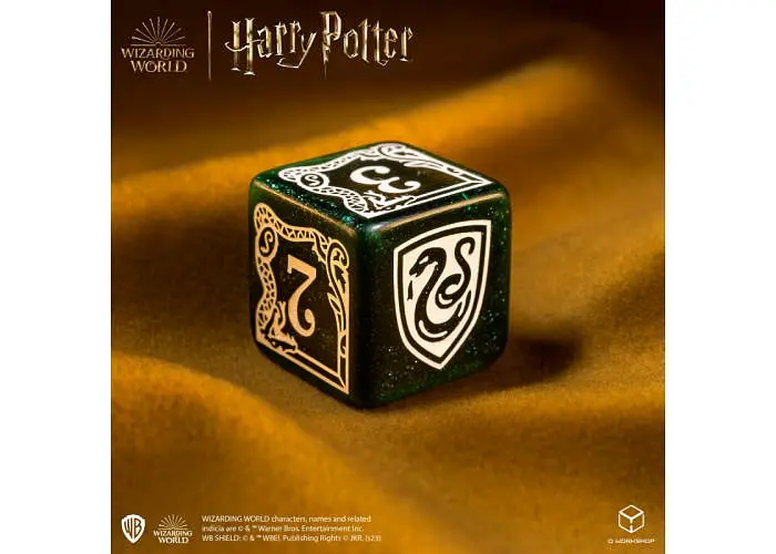 Набір кубиків Harry Potter. Slytherin Modern Dice Set - Green , 7 шт. (190142/2023/2/A) - фото 4