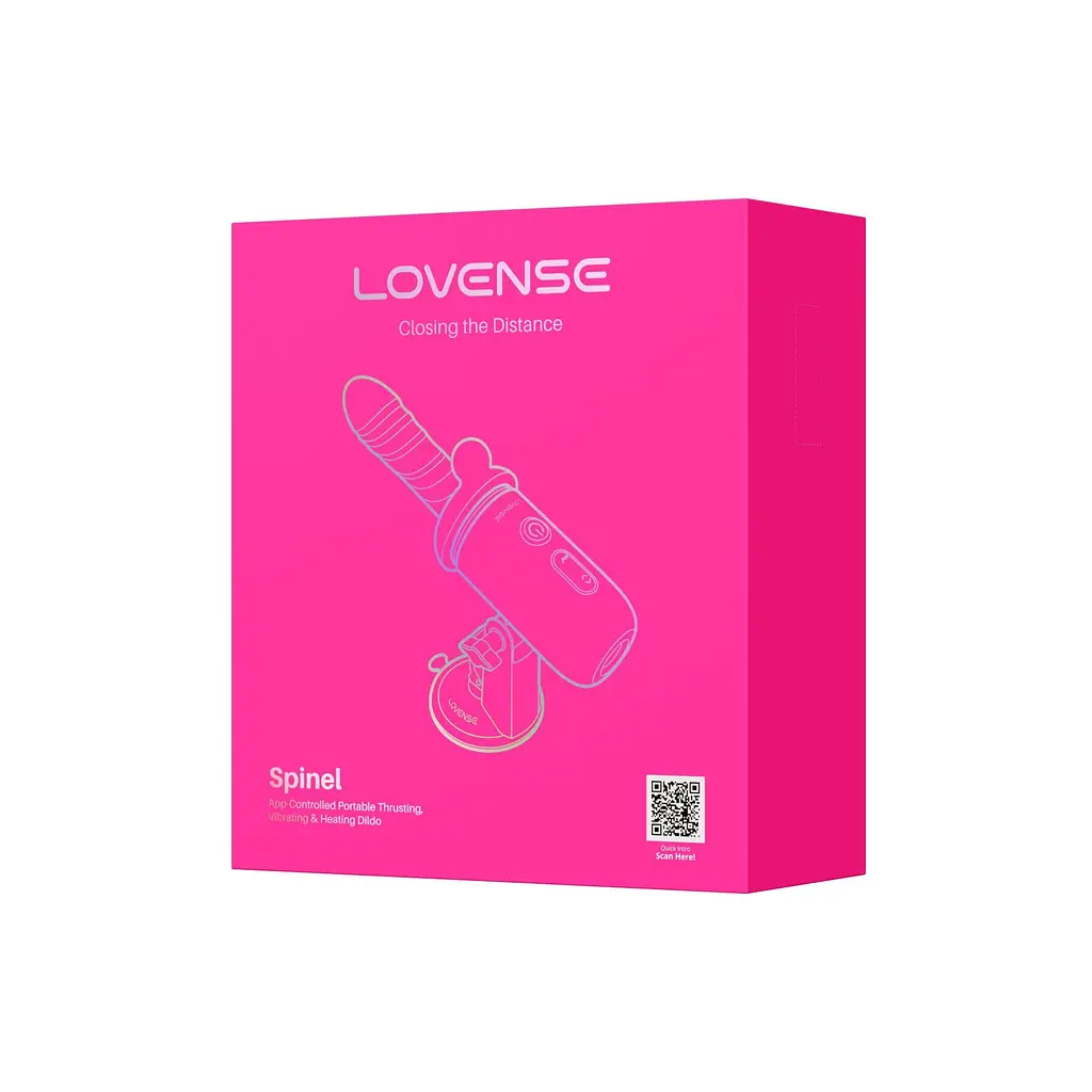 Смарт-міні секс-машина Lovense Spinel з 3 насадками - фото 14